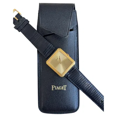 Pre-owned Piaget Vintage  Protocole Ref. 91546 18k Yellow Gold Cal. 9p Manual 25x27mm