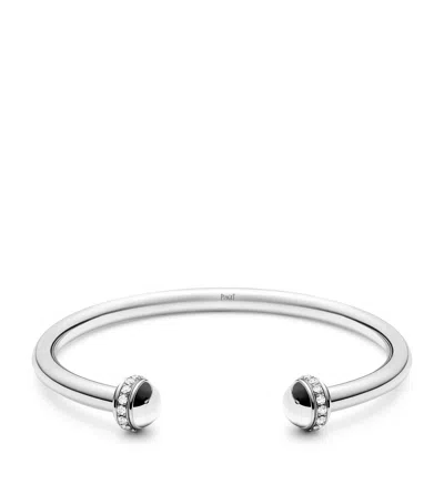 Piaget White Gold And Diamond Possession Open Bangle