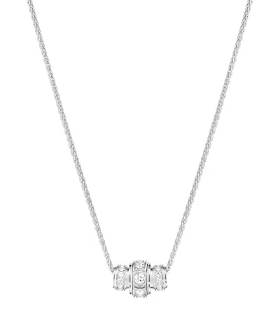 Piaget White Gold And Diamond Possession Pendant Necklace In Metallic