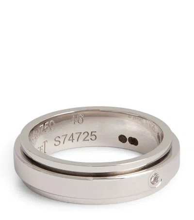 Piaget White Gold And Single Diamond Possession Wedding Ring In Metallic