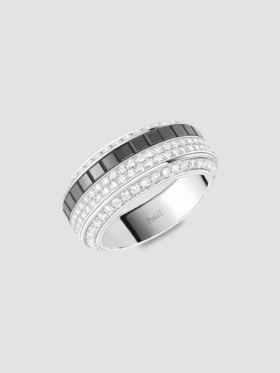 Piaget Women's Possession 18k White Gold, Ceramic & Diamond Ring