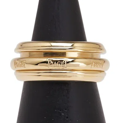Pre-owned Piaget Yellow Gold (18k) Band Ring () In Multi