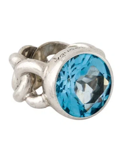 Pre-owned Pianegonda 21.61ct Topaz Cocktail Ring In Multi