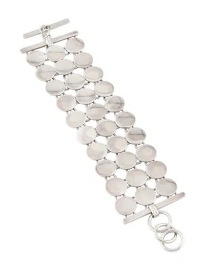 Pre-owned Pianegonda Disc Link Bracelet In Multicolor