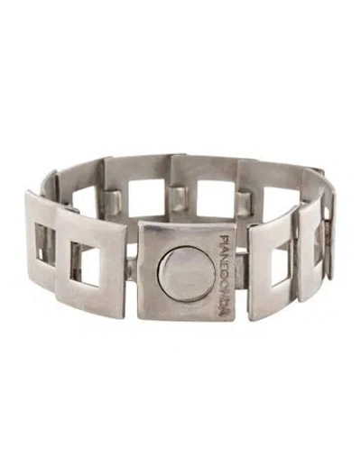Pre-owned Pianegonda Link Bracelet, 6.5" In Multi