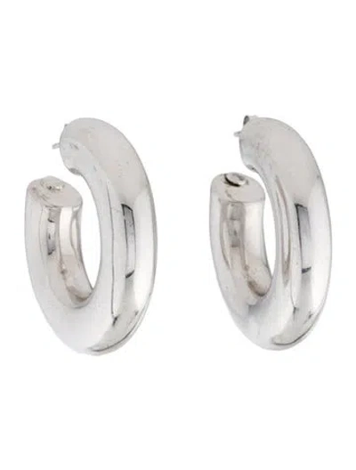 Pre-owned Pianegonda Puff Hoop Earrings In Multi