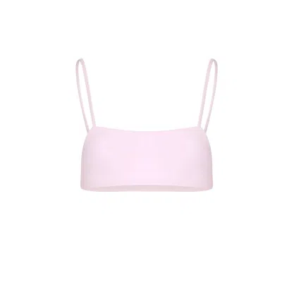 Pianella's Women's Bloom Bandeau Bikini Top – Light Pink