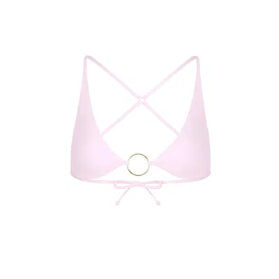 Pianella's Women's Daydream O-ring Triangle Bikini Top – Light Pink
