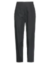 Pianurastudio Woman Pants Black Size 10 Cotton