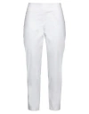 Pianurastudio Woman Pants White Size 12 Cotton