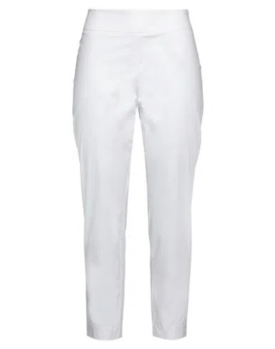 Pianurastudio Woman Pants White Size 12 Cotton