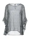 Pianurastudio Blouses In Grey
