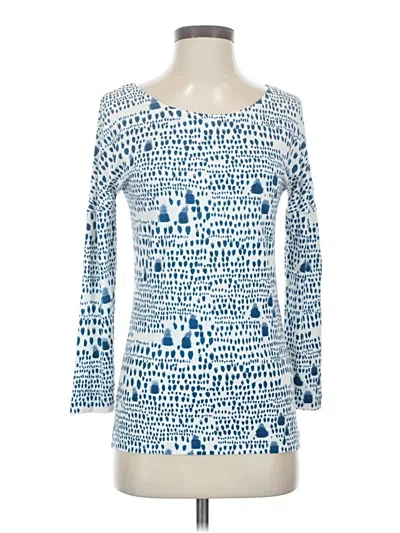 Pre-owned Piazza Sempione 3/4 Sleeve T-shirt In Blue