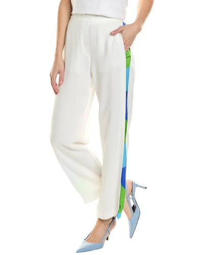 Pre-owned Piazza Sempione Anna Pant Women's In White