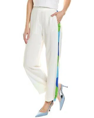 Pre-owned Piazza Sempione Anna Pant Women's In White