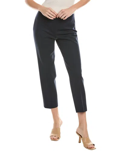 Piazza Sempione Audrey Wool-blend Pant In Blue