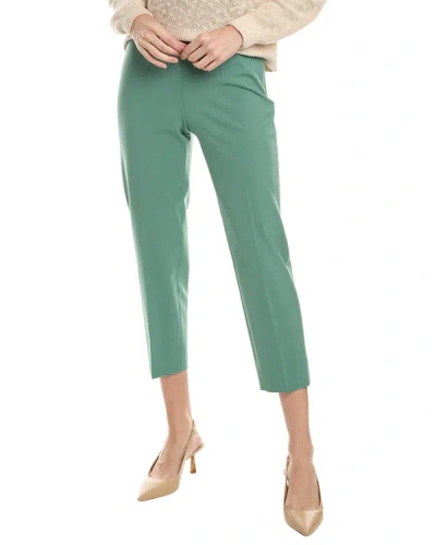 Piazza Sempione Audrey Wool-blend Pant In Green