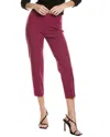 Piazza Sempione Audrey Wool-blend Pant In Purple