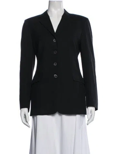 Pre-owned Piazza Sempione Blazer In Black