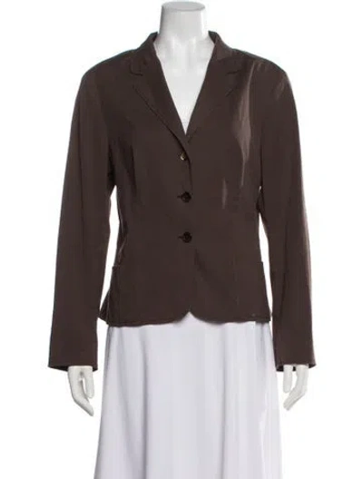 Pre-owned Piazza Sempione Blazer In Brown