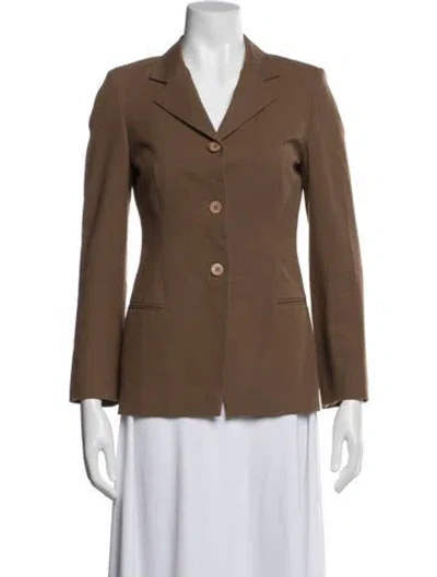 Pre-owned Piazza Sempione Blazer In Brown