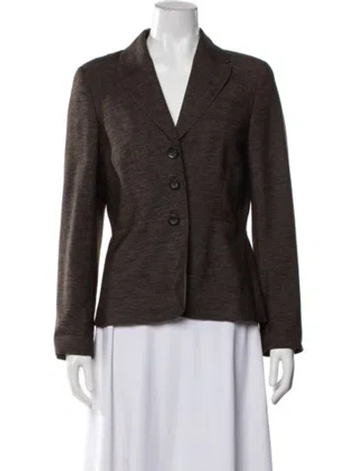 Pre-owned Piazza Sempione Blazer In Brown