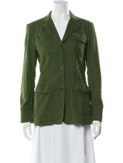 Pre-owned Piazza Sempione Blazer In Green