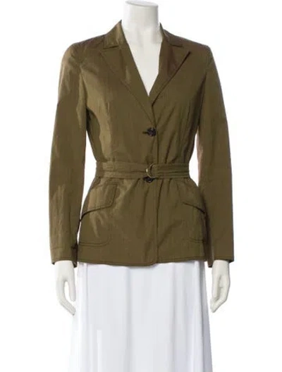 Pre-owned Piazza Sempione Blazer In Green