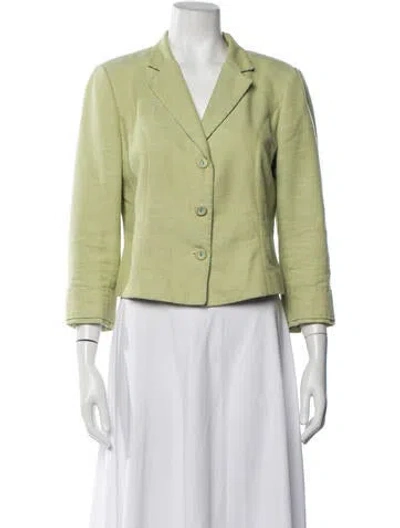 Pre-owned Piazza Sempione Blazer In Green