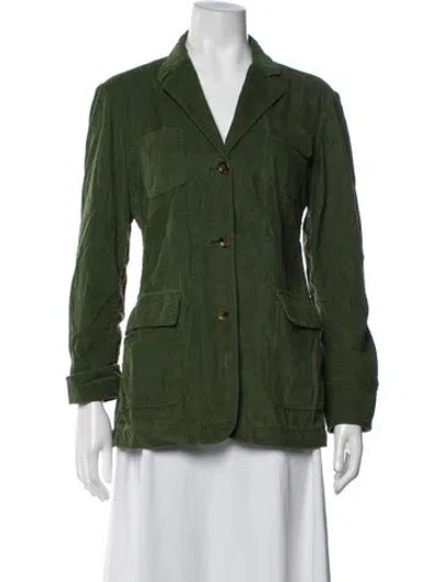 Pre-owned Piazza Sempione Blazer In Green