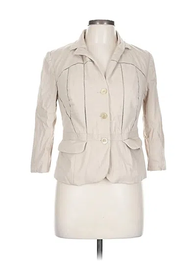 Pre-owned Piazza Sempione Blazer Jacket In White