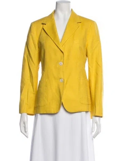 Pre-owned Piazza Sempione Blazer In Yellow