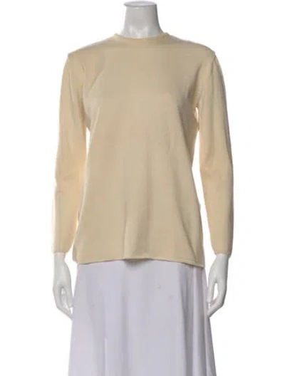 Pre-owned Piazza Sempione Cashmere Crew Neck Sweater In Neutral