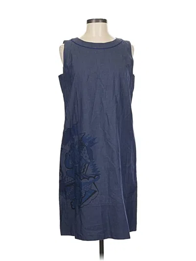 Pre-owned Piazza Sempione Casual Dress In Blue