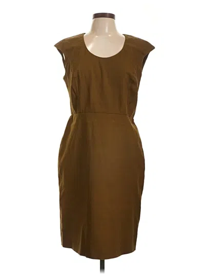Pre-owned Piazza Sempione Casual Dress In Brown