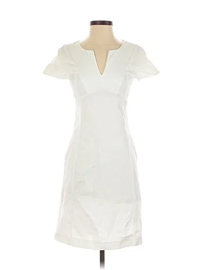 Pre-owned Piazza Sempione Casual Dress In White