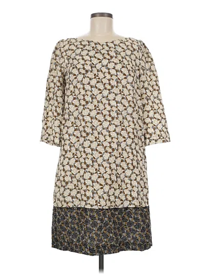 Pre-owned Piazza Sempione Casual Dress In White