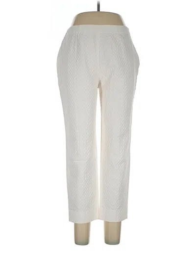Pre-owned Piazza Sempione Casual Pants In White