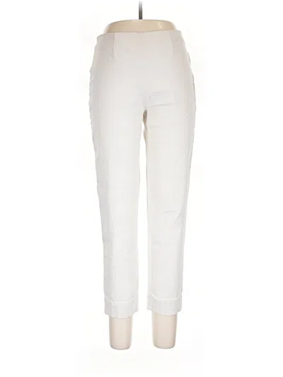 Pre-owned Piazza Sempione Casual Pants In White