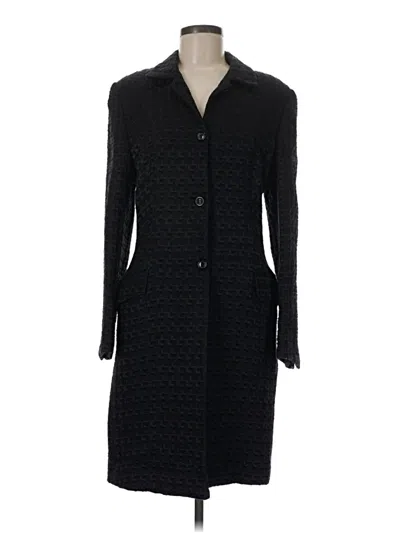 Pre-owned Piazza Sempione Coat In Black