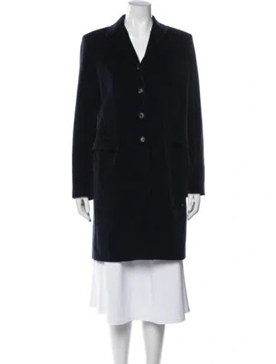 Pre-owned Piazza Sempione Coat In Blue