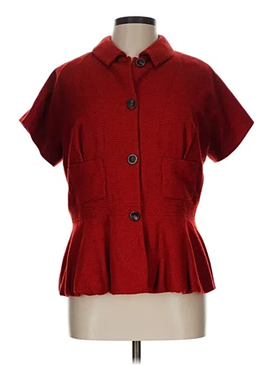 Pre-owned Piazza Sempione Coat In Red