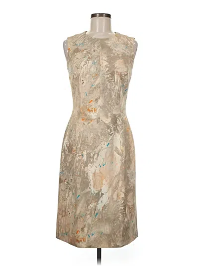 Pre-owned Piazza Sempione Cocktail Dress In Tan