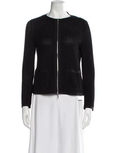 Pre-owned Piazza Sempione Crew Neck Sweater In Black