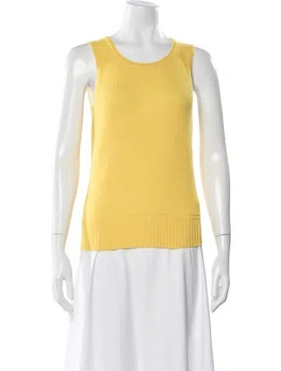 Pre-owned Piazza Sempione Crew Neck Sweater In Yellow