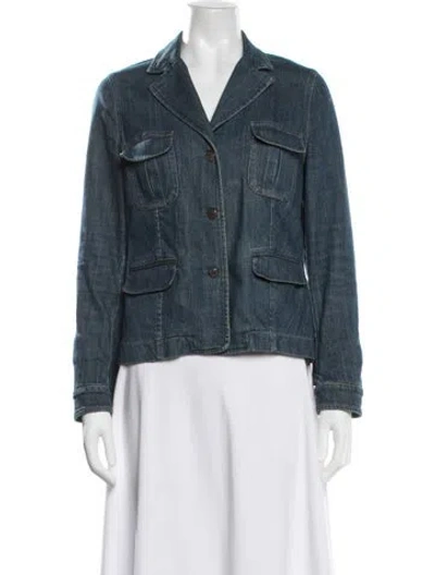 Pre-owned Piazza Sempione Denim Jacket In Blue
