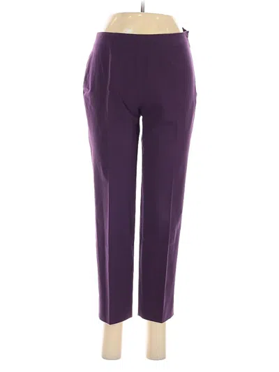 Pre-owned Piazza Sempione Dress Pants In Burgundy