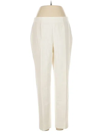 Pre-owned Piazza Sempione Dress Pants In White