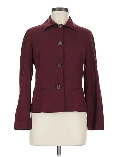Pre-owned Piazza Sempione Jacket In Burgundy