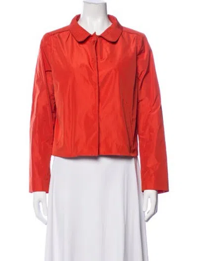 Pre-owned Piazza Sempione Jacket In Orange